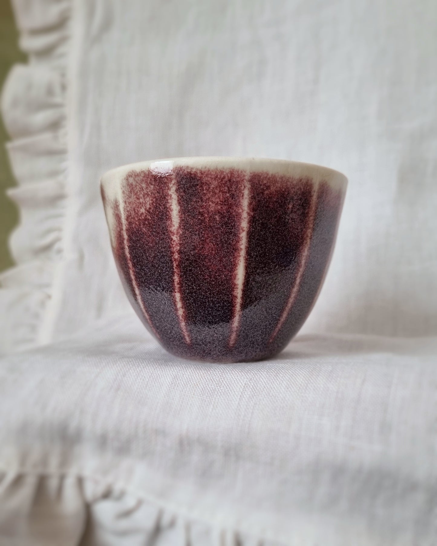 Tasse facettes rouge