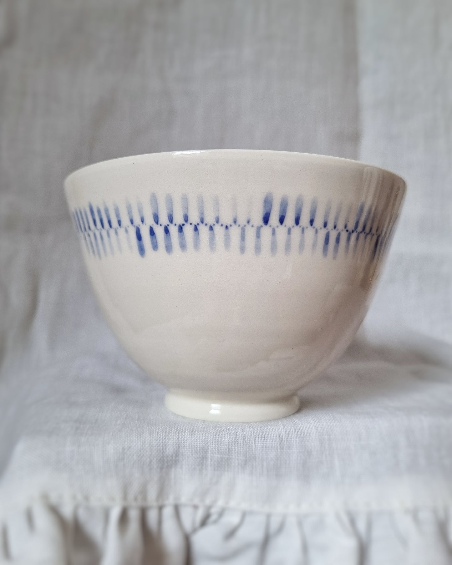 Bol porcelaine motifs bleus