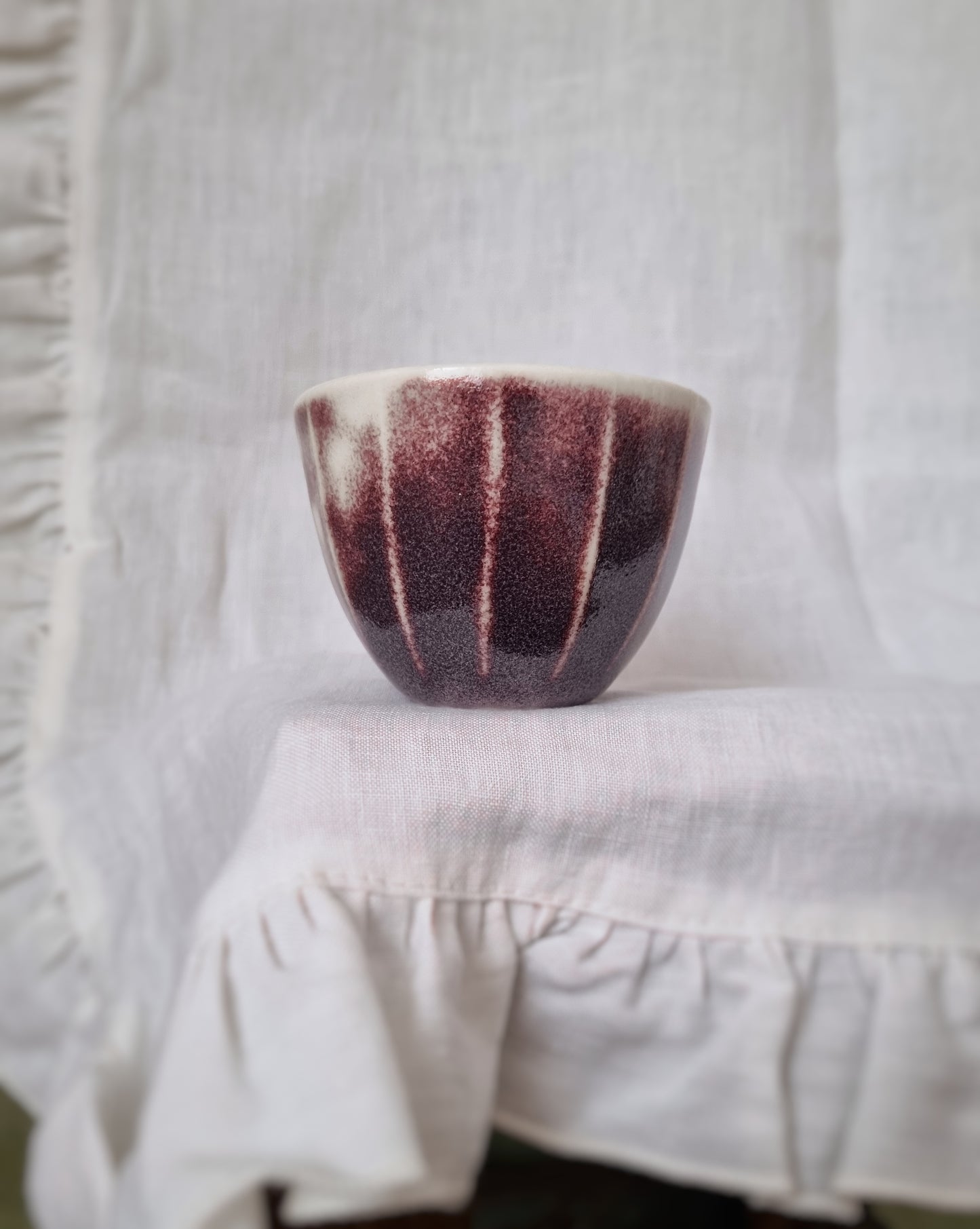 Tasse facettes rouge