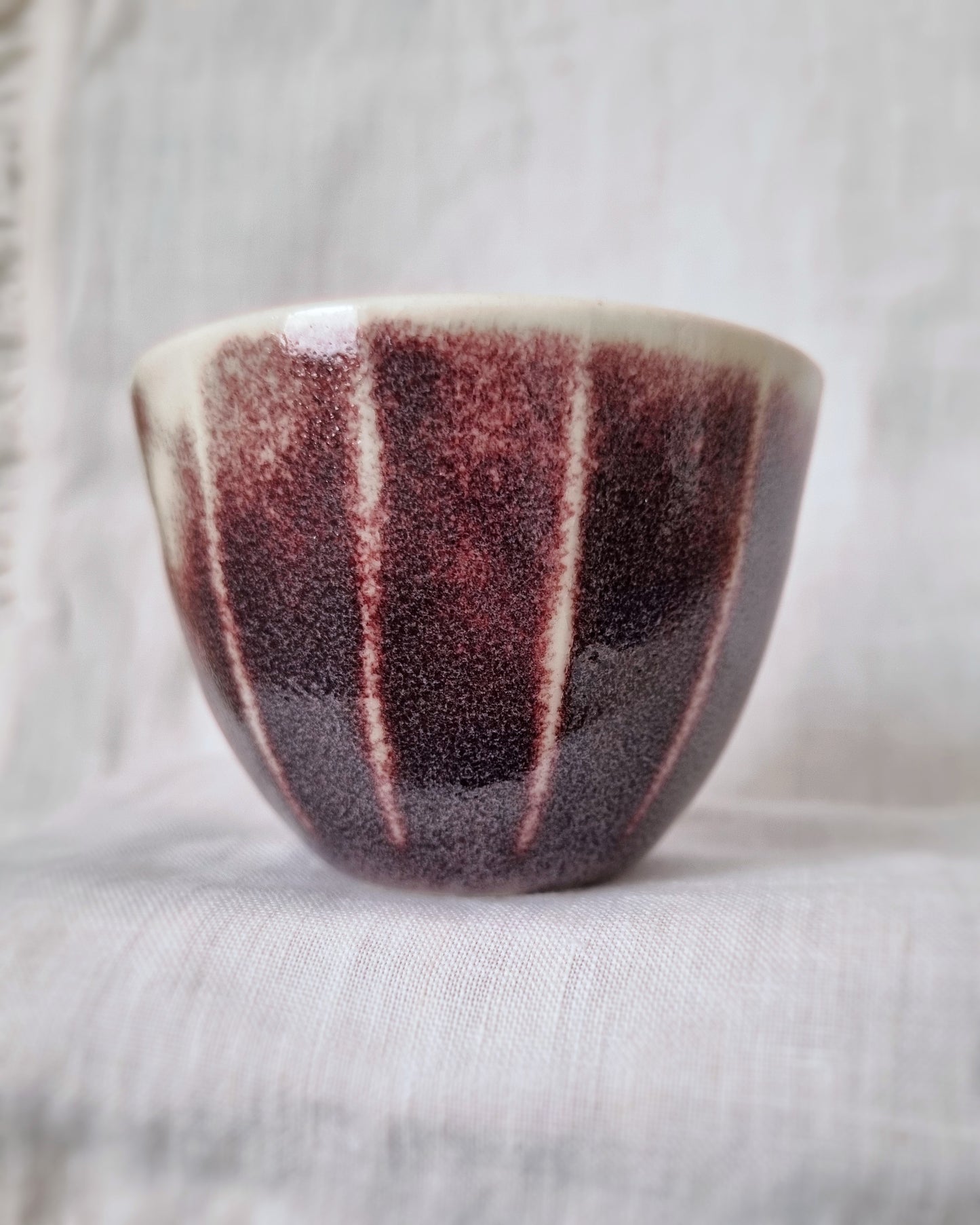 Tasse facettes rouge