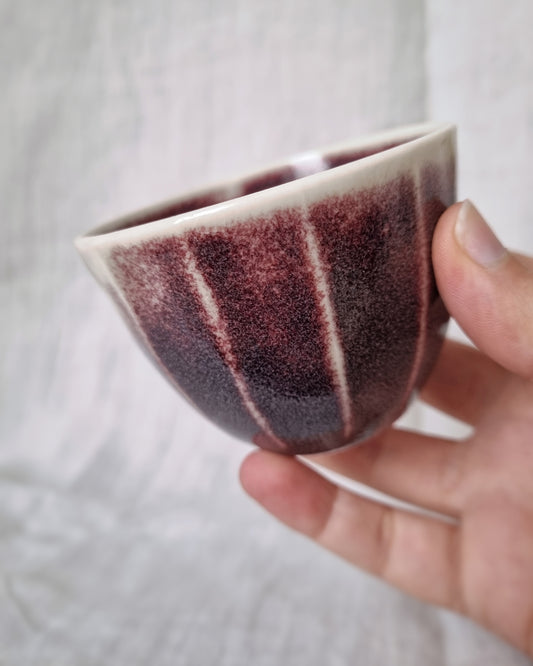 Tasse facettes rouge