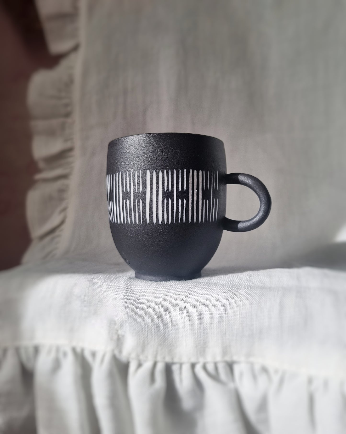 Tasse espresso 100ml porcelaine noire sans sous-tasse — C