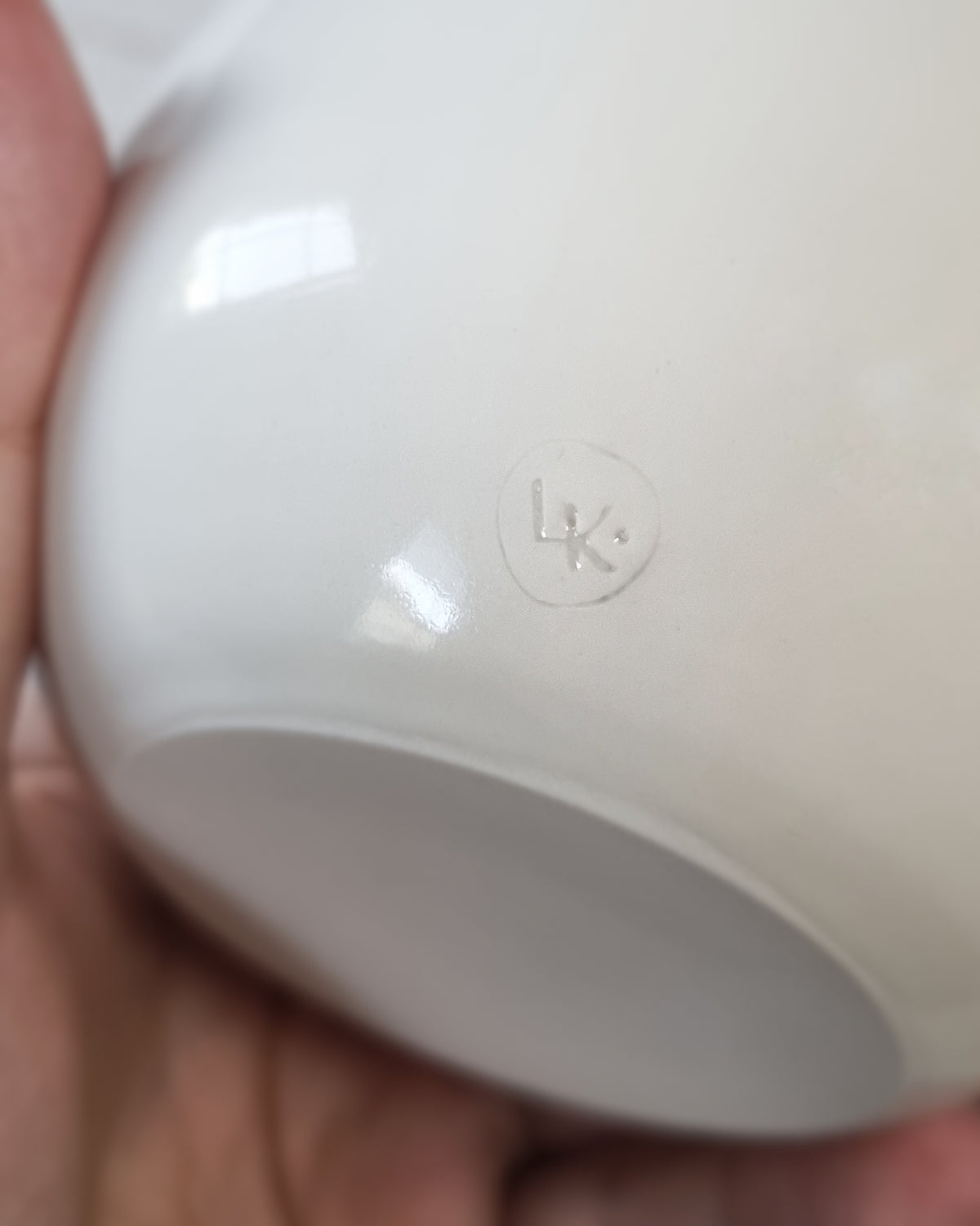 Bol à dips en porcelaine, avec feuilles au vent bleues